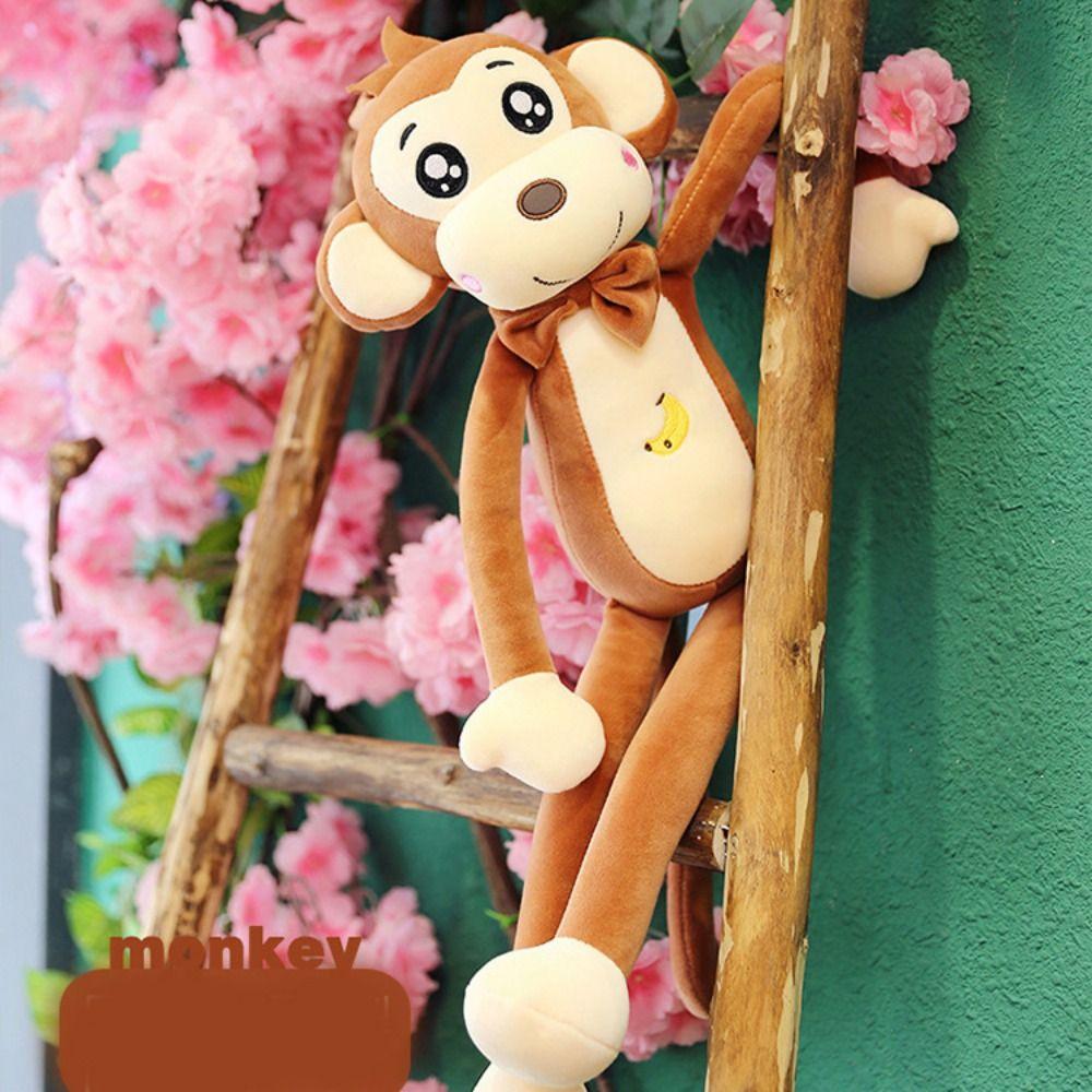 Monkey Monkey Plush Toy PP Cotton Monkey Plush Doll Funny Monkey Stuffed Animal Doll  Kids Gift