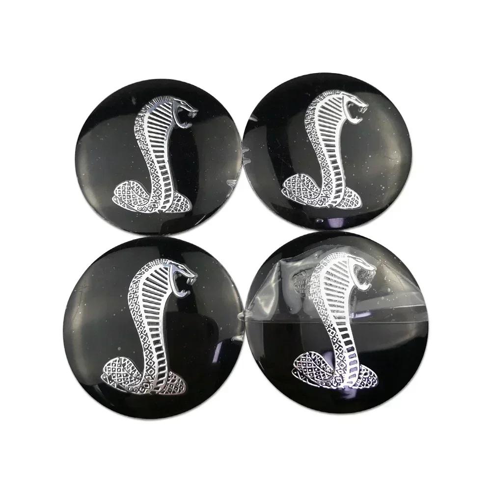 4pcs 56mm Auto Wheel Hub Center Caps Emblem Decals For Ford Fusion Ecosport F36 Kuga ST Explorer Fiesta Focus 2 Mondeo Edge Transit
