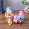 Wood Russian Nesting Dolls Matryoshka Dolls Babushka Hand Paint Best Wishes Kids Christmas New Year Gift Children's Day Gifts