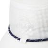 MALBON GOLF Mesh Ventilation Bucket Hat Off White