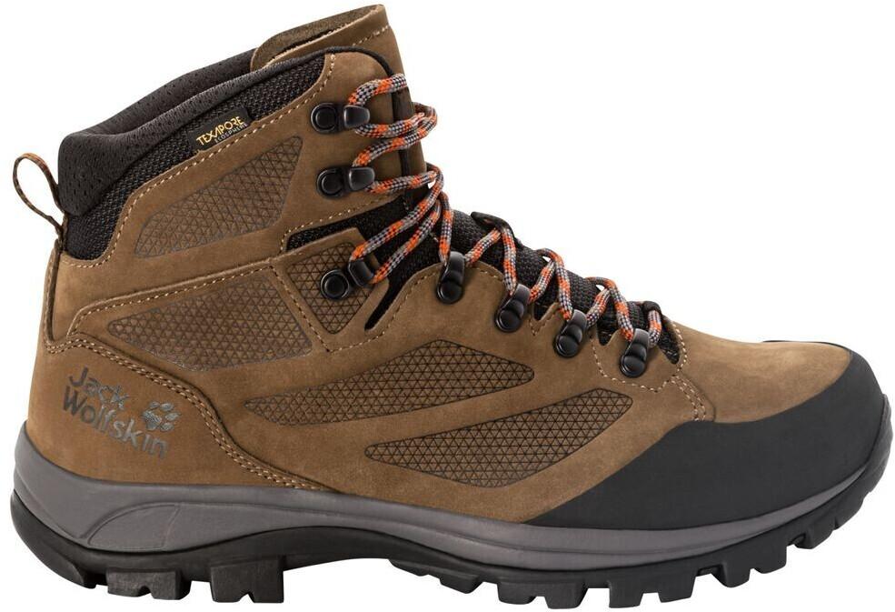 Men's Trekking Boots Jack Wolfskin Rebellion Texapore Mid M Men Rebellion Texapore Mid Brown Red
