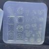 Exquisite Clock Gears 3D Silicone Nails Mold For Nail Charms Diy Nail Art Decorations Soft Stamping Mold Manicure Design Tools