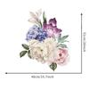 Peony Flower Wall Stickers Wall Decals Romantic Flowers Home Decor For Bedroom Living Room Entrance