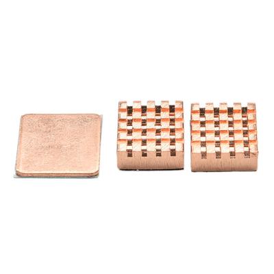 1 Set of Heatsinks 3 Pcs of Copper Heat Sink Cooling Kit for Raspberry Pi 3~