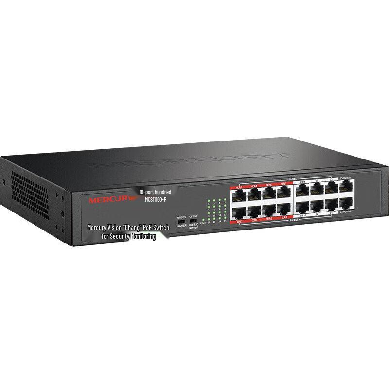 Mercury 16-Port 100M PoE Switch