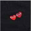 Comme Des Gar Ons Play Double Red Heart Wappen V Neck Cardigan Ax N058 051