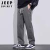 JEEP SPIRIT Herren Baumwolle Locker Gerade Bein Cargohose