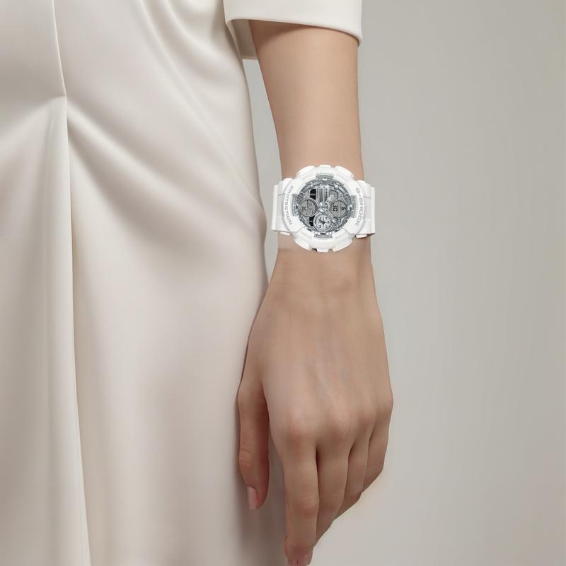 CASIO Beach Resort Style Quartz Women s Watch Silver Dial GMA-S140VA-7APR серебряный