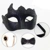 Breathable Half Face Role Play Mask Integrated Crowns And Sparkling Powder Effect For Themed Parties Cosplay Event