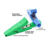 2mm 10A Insulated Alligator Clip Premium Copper Construction Secure Electrical Testing Clamps for Engineers