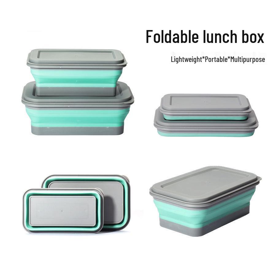 

Портативний складаний набір миска та столові прибори - Висувний, Захищений від падінь, Ідеальний для подорожей на природі, пікніка, дитячого приладдя та ланч-боксу