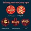 Large Chinese Knot Pendant - Fu Character Ornament for Living Room, Foyer & Entrance, New Year Decoration