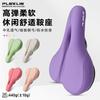 Sella da Bicicletta in PU Traspirante Comoda per Mountain Bike - Colori Viola Rosa Grigio Verde Stile Casual PS-2039