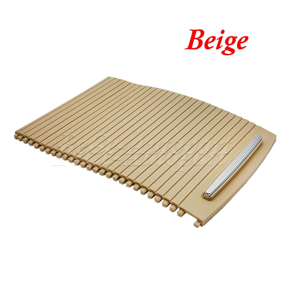 For BMW E92 E93 M3 2005 Rear Console Storage Tray Cover Trim Cover Slide Roller Blind Cover Water Cup Holder Curtain 51166963913