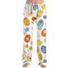 Pantaloni casual da donna alla moda, larghi, casual, con stampa di cartoni animati di Pasqua