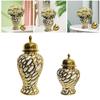 Elegant Porcelain Storage Jar - Chinese Inspired Decor for Home and Events