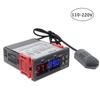 Digital Display Temperature&Humidity Controller Regulator Thermostat Hygrometer with Integrated Sensor Probe Relay