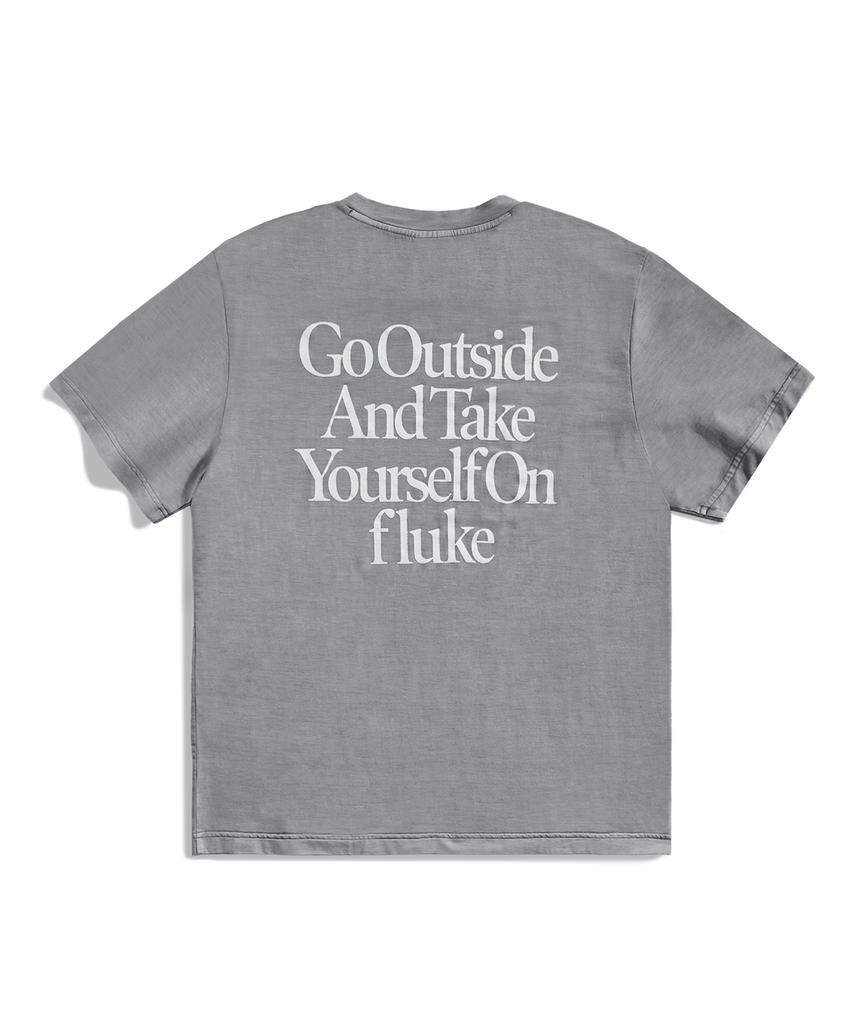 Peullukeu Crop Run Cool Dry Pigment Short Sleeve T-Shirt Light Grey Fst743C