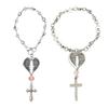 Baptism Rosary Catholic Mini Rosary Angel Wings Rosary Beads Finger Rosaries