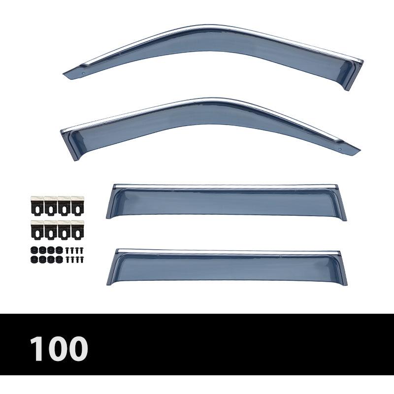 

Для Toyota Land Cruiser LC80/FJ80 1990-1997 2007 Заднее окно Крыша Солнцезащитный козырек от дождя Вентиляционный козырек Спойлер Крыло Детали из нержавеющей стали