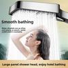 Silver Shower Head Set 3 Mode with 1.5m Leak- Proof Stainless Hose and Bracket High Pressure Handheld Shower Head for Bathroom