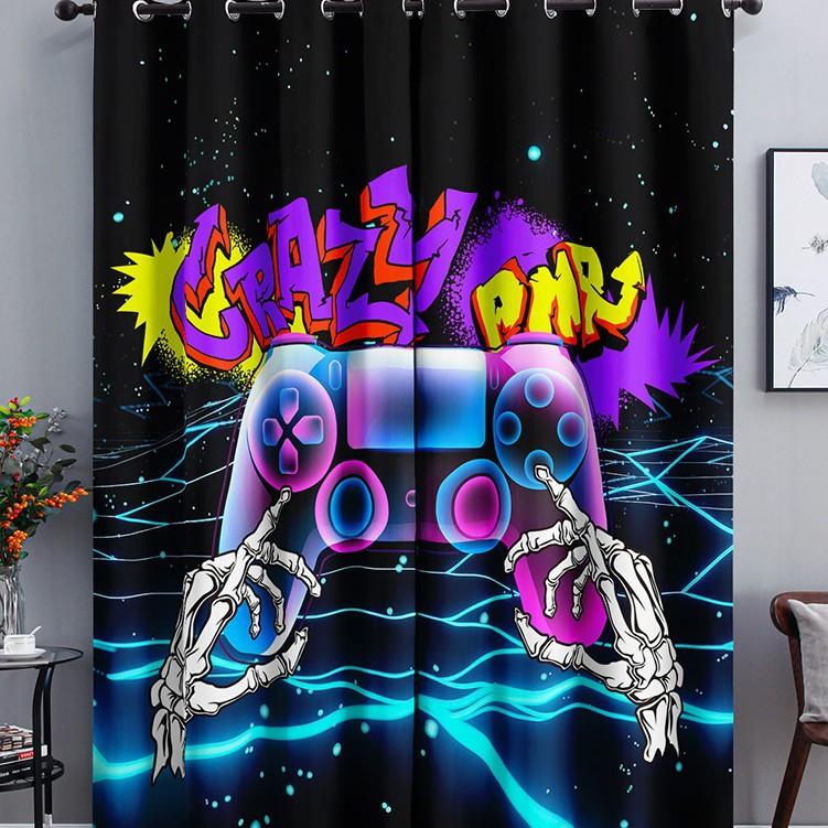 Curtain Gamepad Series 3D Digital Printing High Density Shading