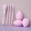 Sada štětců na make-up se 3 houbičkami na make-up pro tekutý make-up, pudry, korektory, tvářenku, aplikátor na oční stíny Dárky na Valentýna