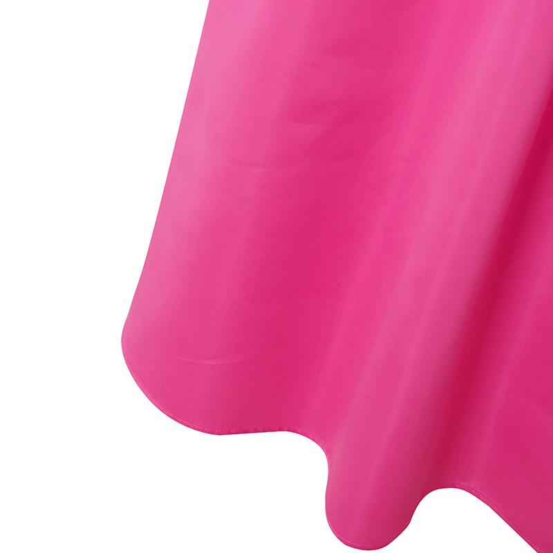 Elegant Women Stand Neck Puff Long Sleeve Casual Long Maxi Swing Dress