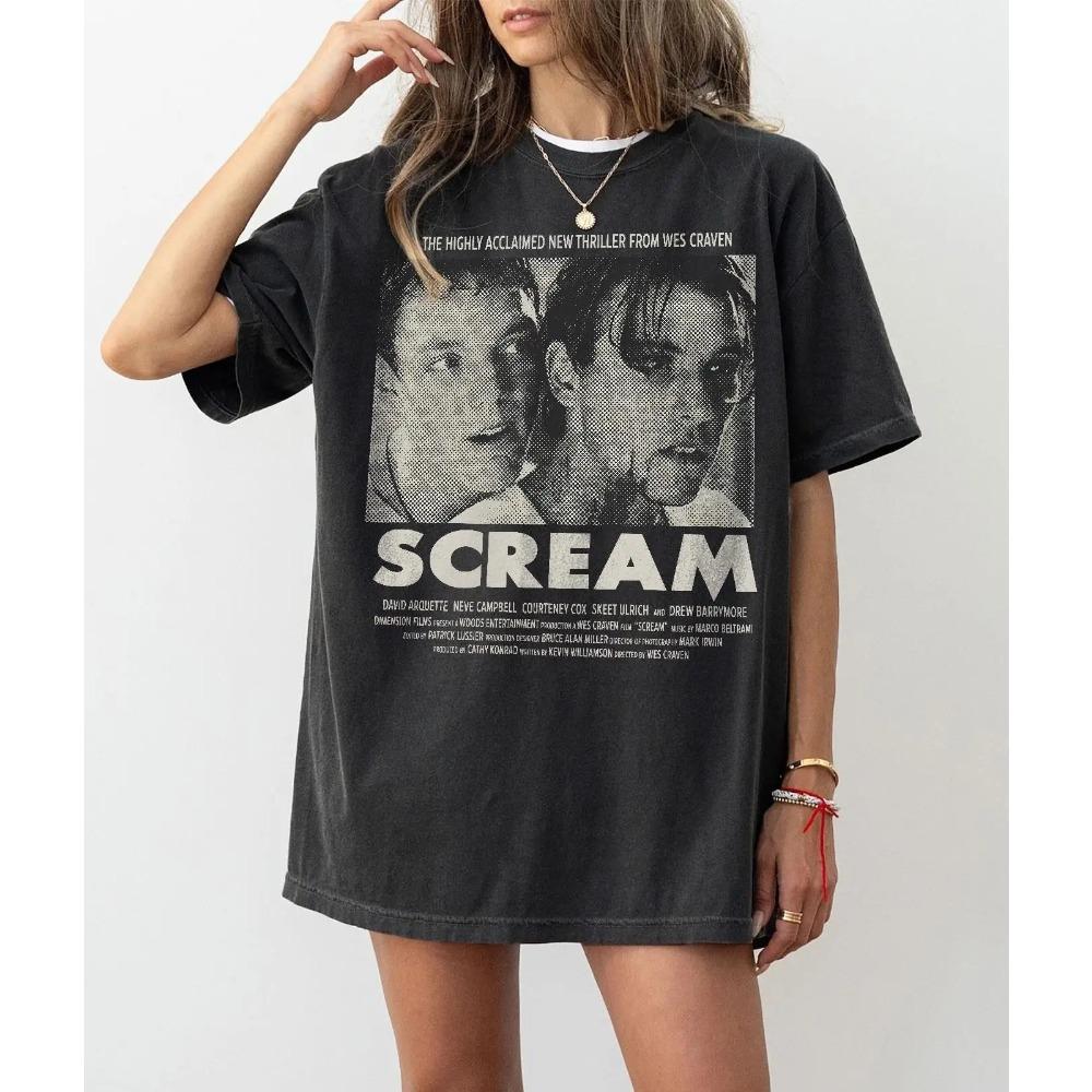 Tričko Scream Billy Stu Tričko Billy Loomis Tričko Stu Macher Tričko Scream Tričko Scream Film Scream 1996 Halloweenské Strašidelné Tričko -
