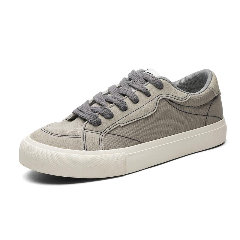 Fashion Mens Cowboy canvas Shoes Breathable Trend Mens board Shoes Thick Sole Trend Comfortable student Skateboard Trainers Footwear