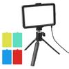 With Tripod LED Photography Video Light 4 Color Cards Photography LED Light  Toning