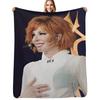 Mylene Farmer Nevermore 2024 Throw Blanket Warm Flannel Blanket for Couch Chair Bedroom