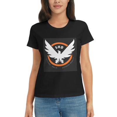Women TShirt The Division 2 Shd Strategic Homeland Division Summer Short Sleeve Tees Crew Neck T Shirts Clothes Tops Streetwear