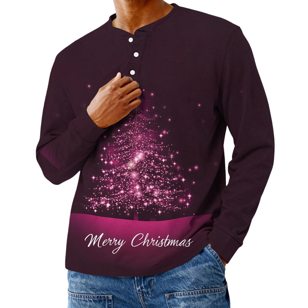 Men's Casual Oversized Button-Down Shirt With Long Sleeves