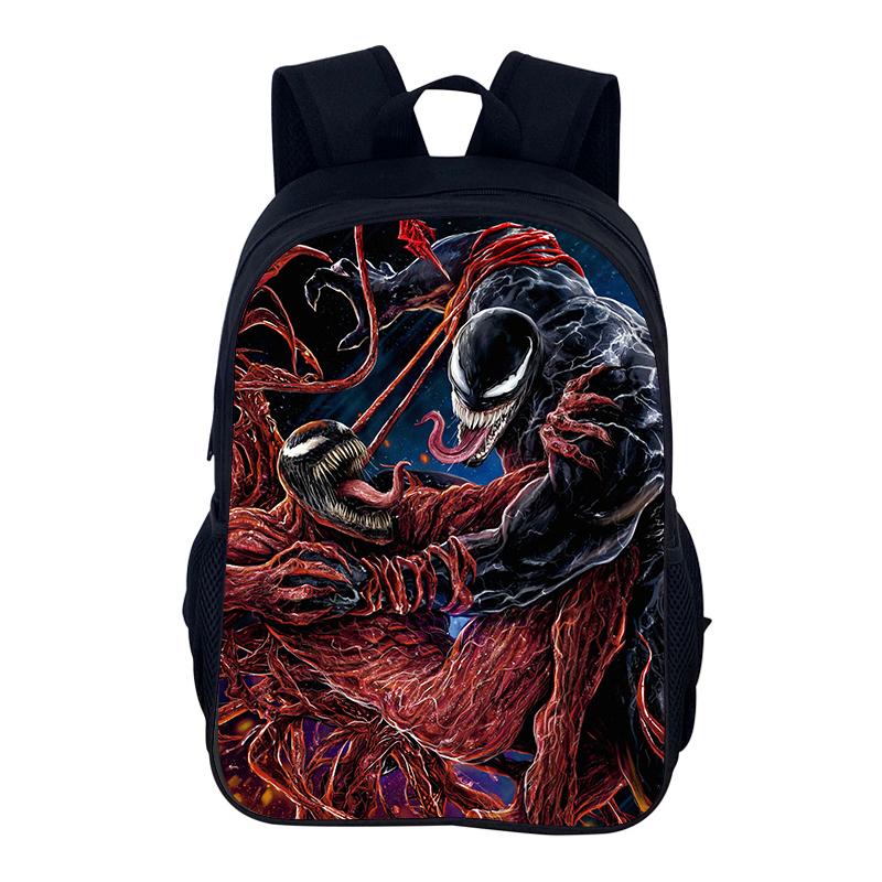 Venom School bag Superhero School Bag 40cm/15.7inch Backpack Zipper Backpack lightening Book Bags Computer Backpack
