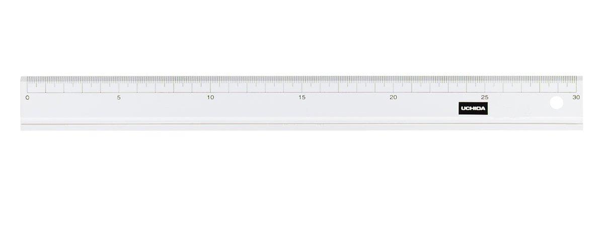 

Uchida Straight Ruler 45cm with groove and scale