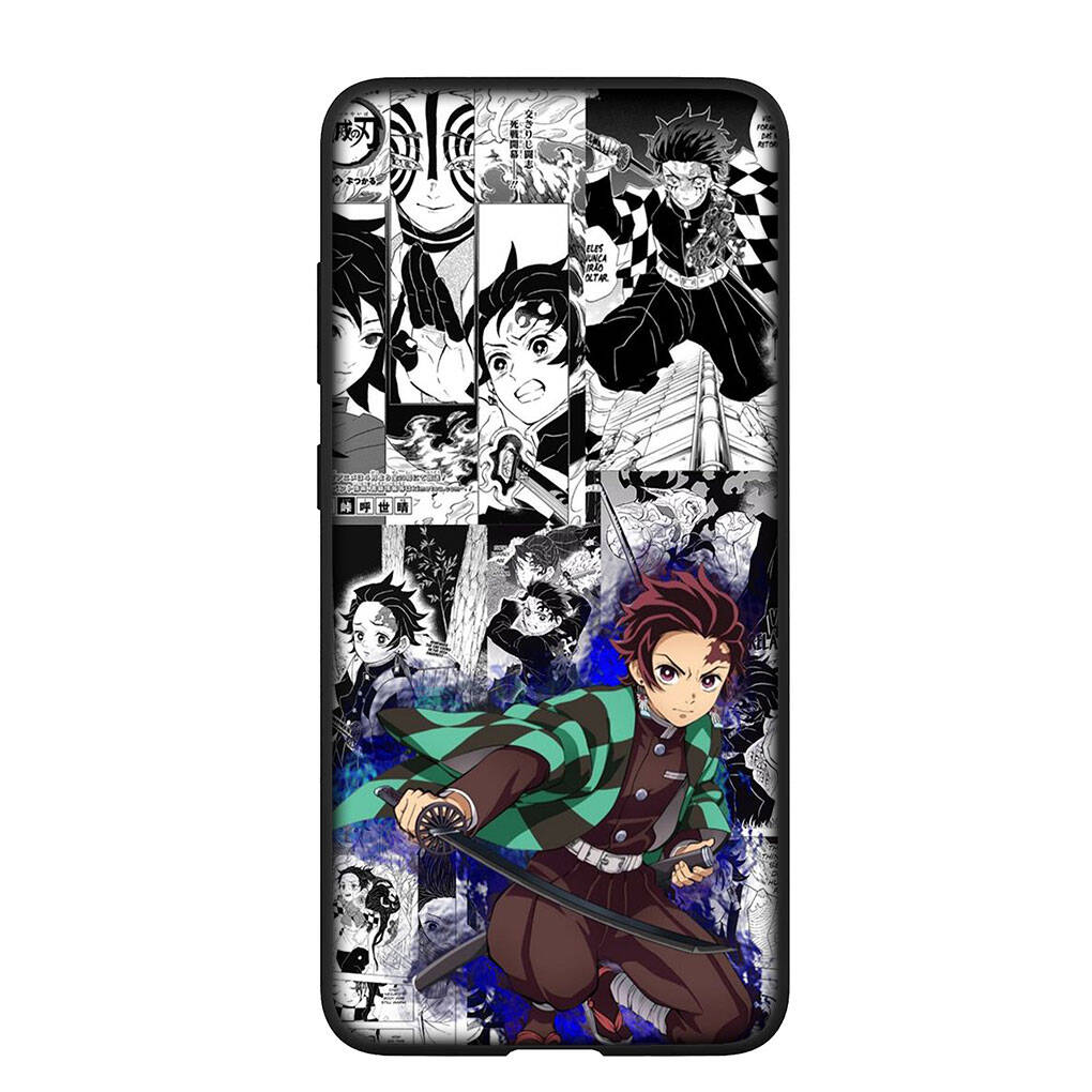 Phone Case for iPhone 17 16 15 Plus Huawei P30 P20 Lite Redmi Note 14 12 11 13 Pro Max OPPO A60 A80 A40 A18 Kamado Tanjirou Demon Slayer Cartoon Cover