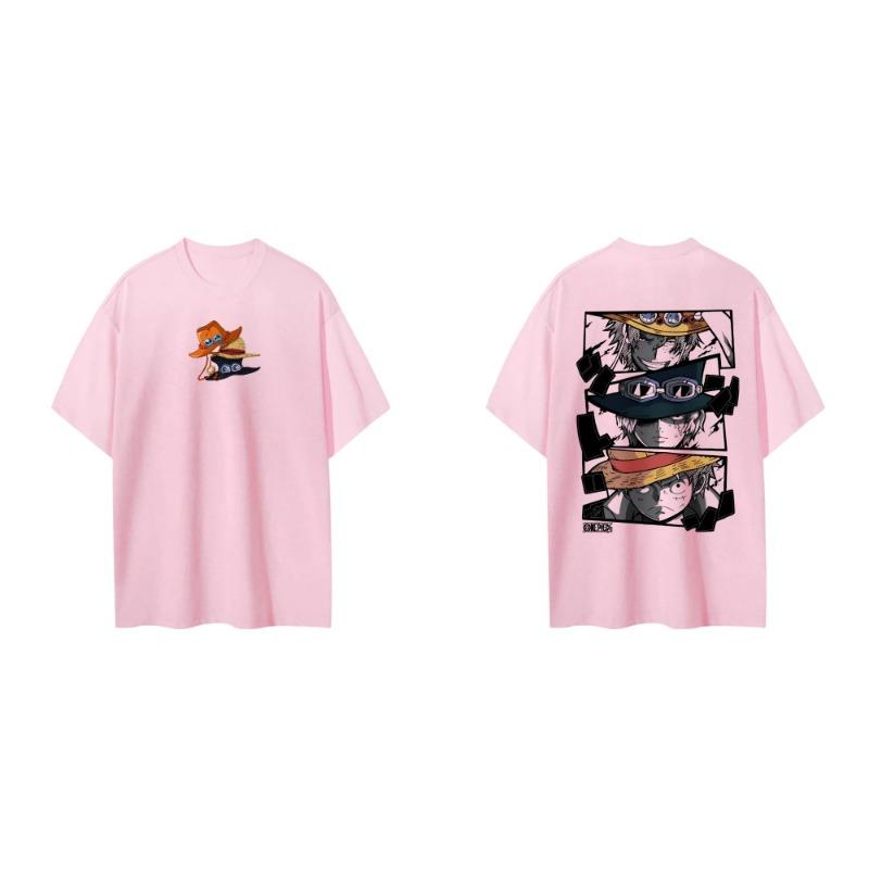 Anime printed short sleeved T-shirt for men and women