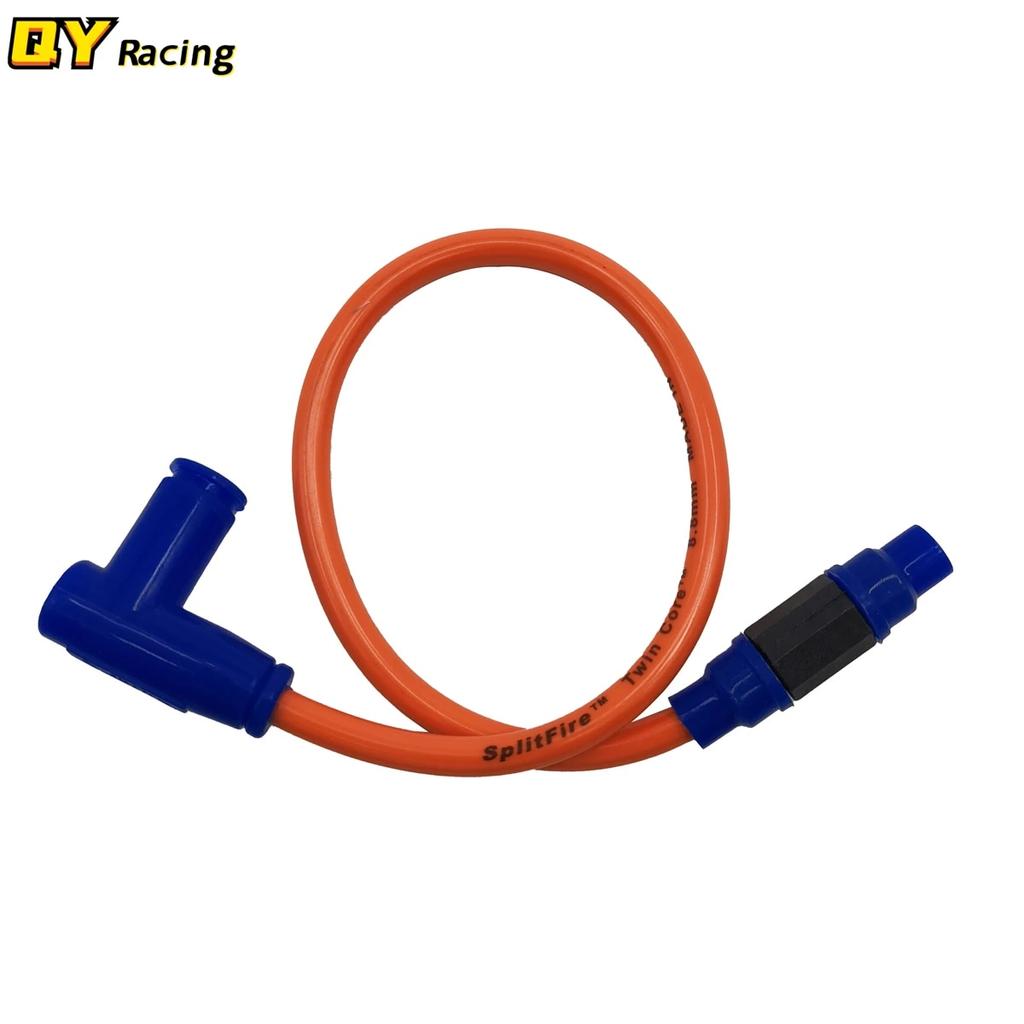 Motorcycle Spark Plug Iridium Power Cable Wires Cap Cover Ignition Cable For Off road Motocross Dirt Motor Ignition Coil