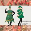 Festive Christmas Tree Dress-up Costume For Grownups Pictures Performances Gifts