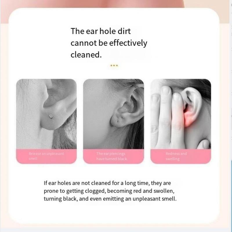 1PACK suitcase, ear hole cleaning, earphone cleaning, ear hole cleaning, anti-blocking, odor removal, ear washing artifact