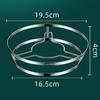 Multifunctional Stainless Steel Steaming Rack & Trivet - Insulated, Anti-Scald Kitchen Pot Holder