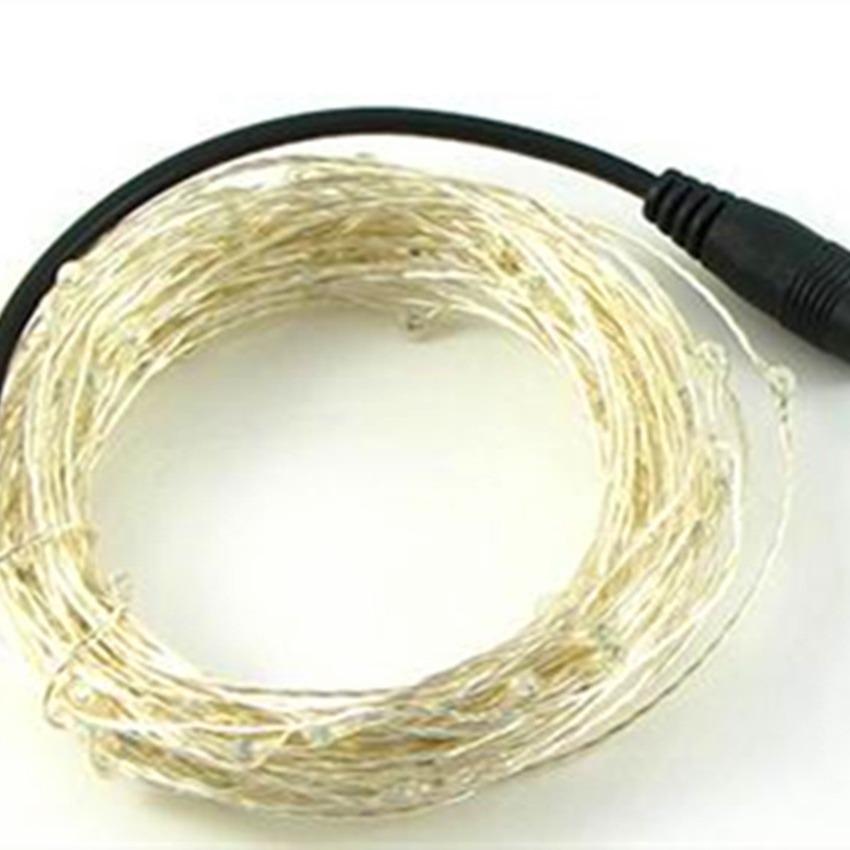 12V LED String Lights - 5M/10M Copper Wire with 100 Lights for Holiday, Christmas, and Creative Room Decor.