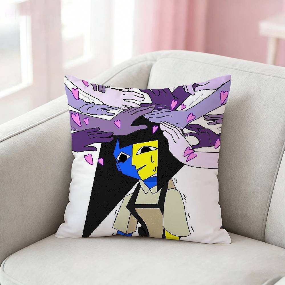 Ena Graphic Joel G Pillow Case Pattern Printed Pillowcase For Living Room Sofa Cushion Cover