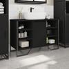 Vidaxl Under-Sink Cabinet, Black, 91X35X60 Cm