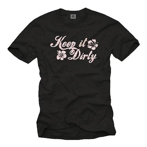 

Surf shirt saying skate motif flowers print print funny sayings TShirt- 4XL