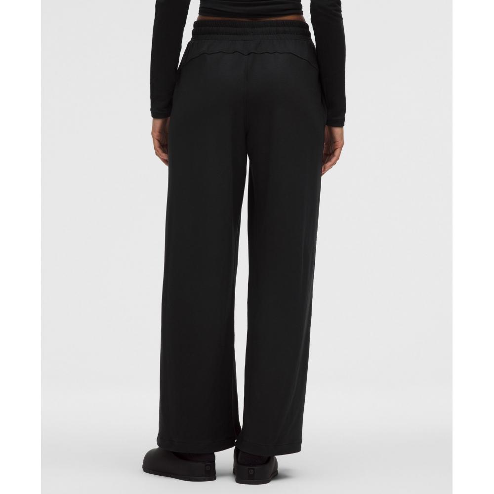 Lululemon Becalm High Rise Pleated Extra Wide Leg Pant Black
