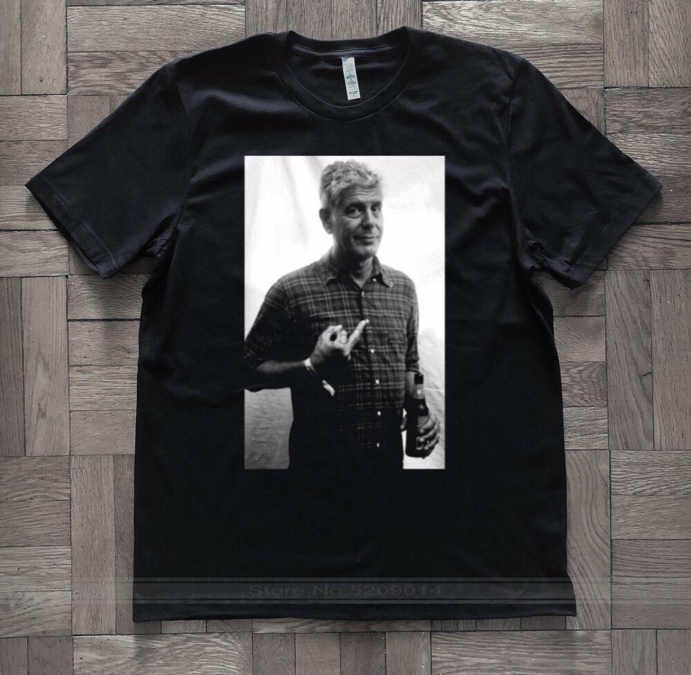 

Anthony Bourdain T-shirt cotton tshirt Unisex summer fashion t-shirt euro size