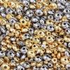 20-50Pcs/Lot Stainless Steel Abacus Beads Multi Size Curved Surface Spacing Beads For Jewelry Making Diy Bracelet Accessories
