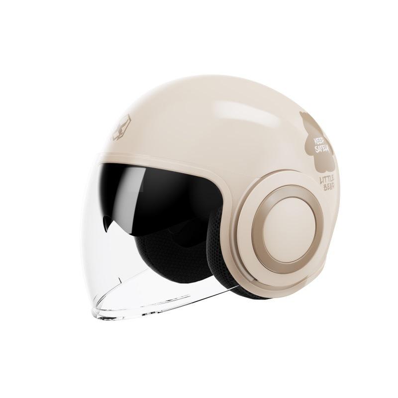 National Standard3C Certified electric motorcycle helmet for men and women, warm in winter, cute, suitable for all seasons, safety helmet